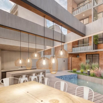 Departamento en venta de 1 dormitorio y medio con pileta en General Paz