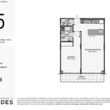 Venta - 2 ambientes - Belgrano C