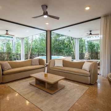ESPECTACULAR DEPARTAMENTO CON JARDIN PROPIO -  LIMAS TULUM