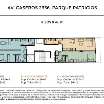 Departamento en  Parque de los Patricios