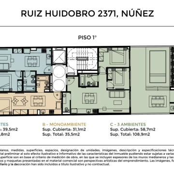 RESERVADO! Departamento en  Nuñez - Entrega junio 2028