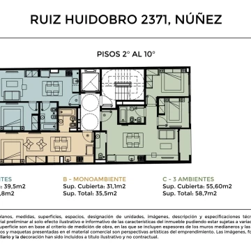 Departamento en  Nuñez - Entrega junio 2028