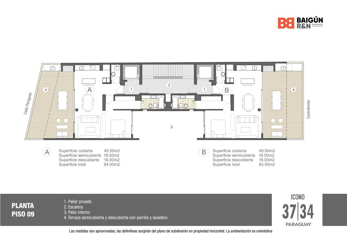 PLANTA PISO 9