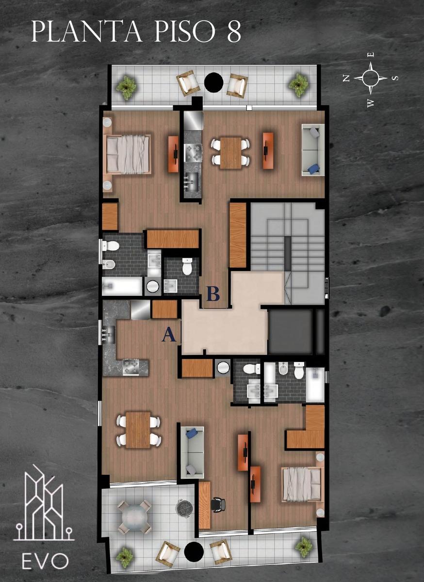 PLANTA PISO 8