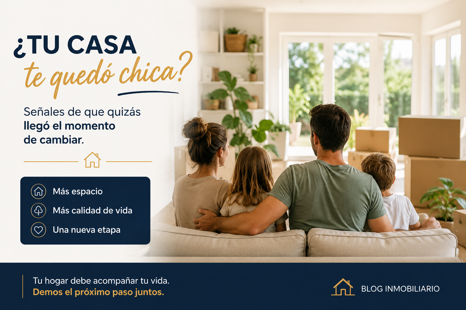 ¿Tu casa te quedó chica? Señales de que quizás llegó el momento de cambiar