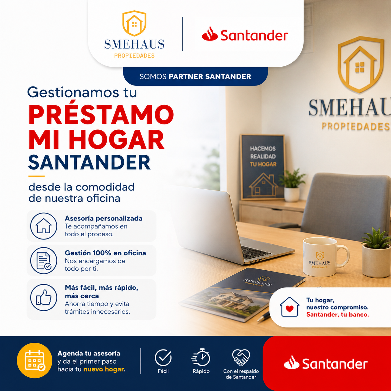 Préstamo Mi Hogar Santander: más opciones para llegar a tu próximo hogar