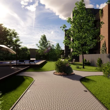 Departamento de dos dormitorios con terraza exclusiva en Funes