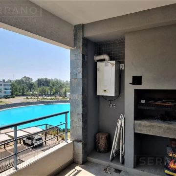 Alquiler Departamento 2 ambientes amoblado. Con vista a la laguna! Lagoon Pilar