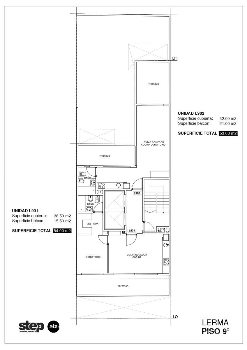 LERMA - plano planta piso 9