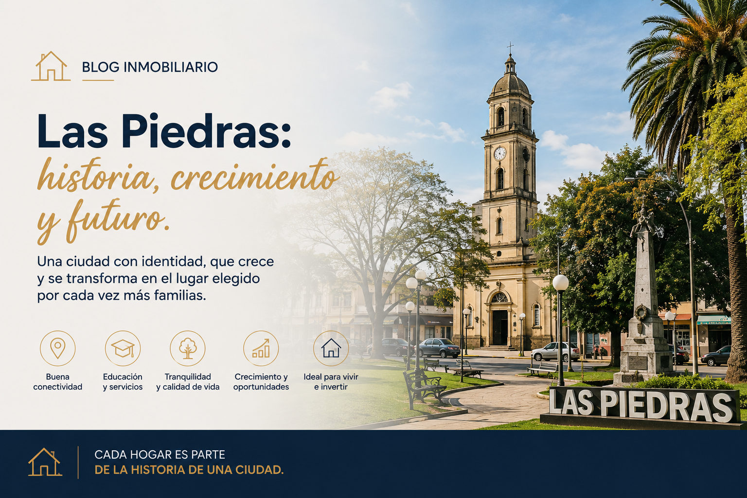 Las Piedras: historia, crecimiento y un lugar cada vez más elegido para vivir
