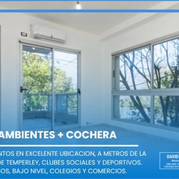 Depto en Temperley, 2 Y 3 ambientes, a estrenar, lomas de zamora, balcon, apto credito, permuta