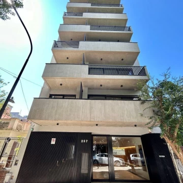 Venta departamento monoambiente a estrenar en Palermo/Colegiales. Edificio con parrilla y laundry.