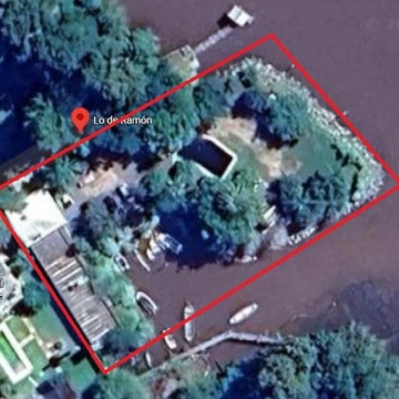 Terreno sobre RIO LUJAN en TIGRE