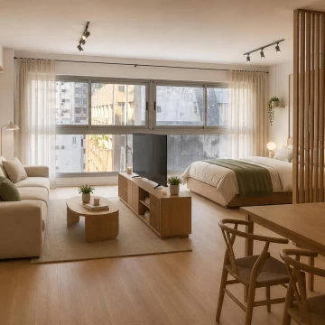 Departamento de un ambiente amplio divisible hasta 3 ambientes con amenities- Retiro