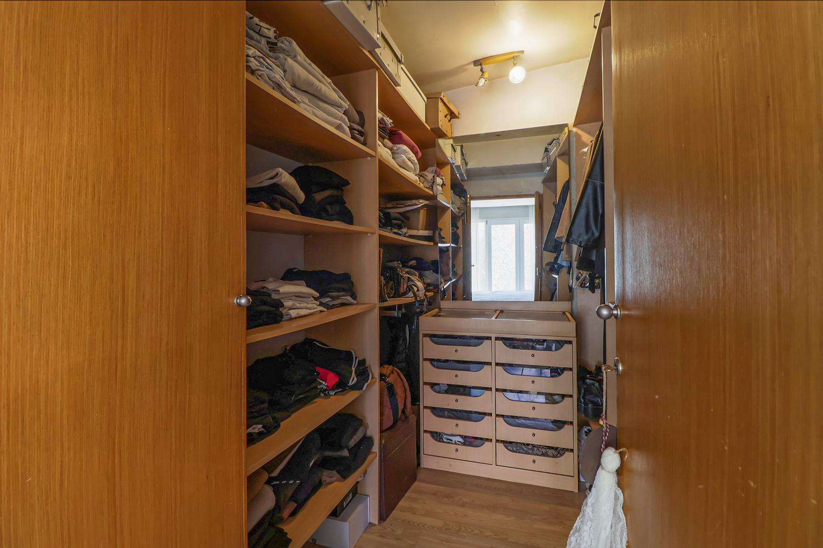 Vestidor de la master suite