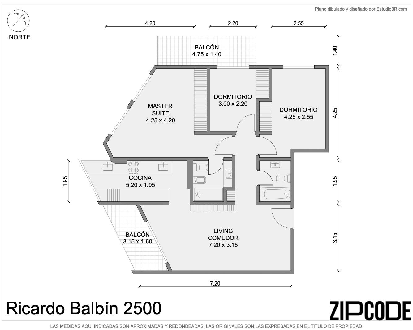 Departamento de 3 dormitorios en Belgrano R, foto 5