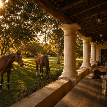 Estancia histórica de 1830 restaurada con 42 hectáreas a 50km del mar