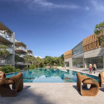 Macondo Luxury Residences Playacar Phase II, 1-Bedroom Penthouse