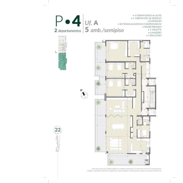Venta en pozo, 3 dor.en Suite, 3 balcones,, U4to A,Torre Esmeralda, Puerto Escondido