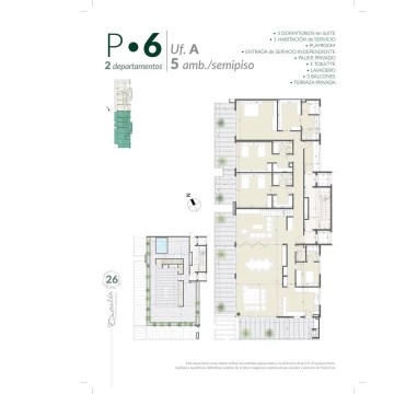 Venta en pozo, 3 dor.en Suite, 3 balcones, terraza propia, U6toA,Torre Esmeralda, Puerto Escondido