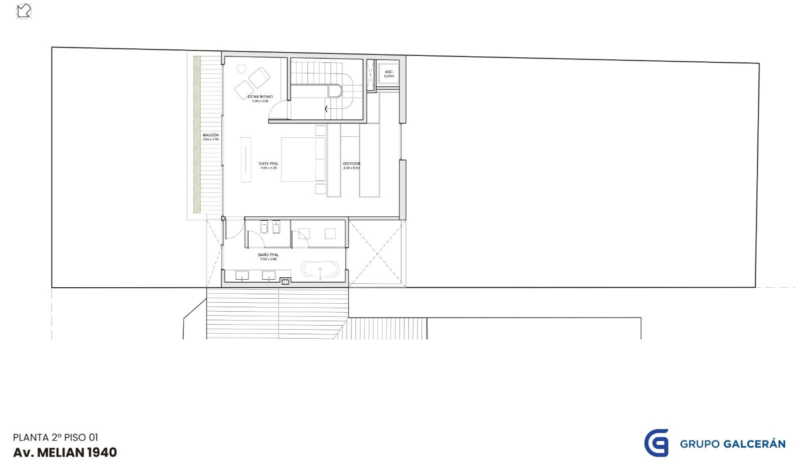 Plano Aprobado - 2 Piso