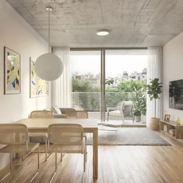 1 dormitorio al frente en Pocitos