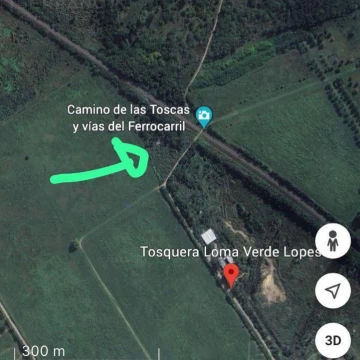 Venta campo 7.917  m2 en Las Toscas Loma Verde. Escobar