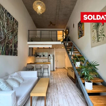 Alquiler | Loft en Ayres Lofts SIN MUEBLES / patio y parrilla