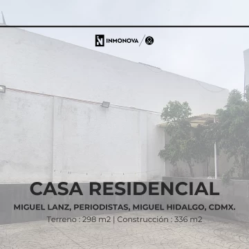 Casa en venta 5 recamaras, Periodistas, Miguel Hidalgo, CDMX