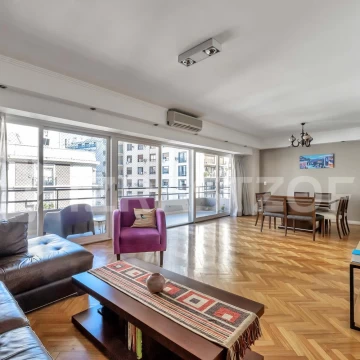 En Recoleta Venta Frente 3 dormitorios con cochera -balcon aterrazado