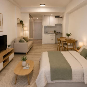 Venta departamento monoambiente con balcón Boedo