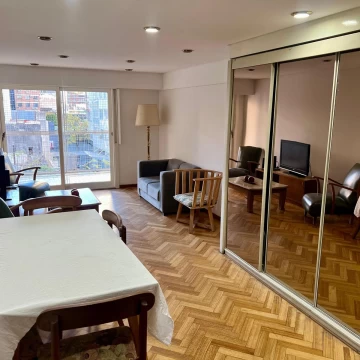 Departamento 3 ambientes en alquiler, con cochera en Belgrano.