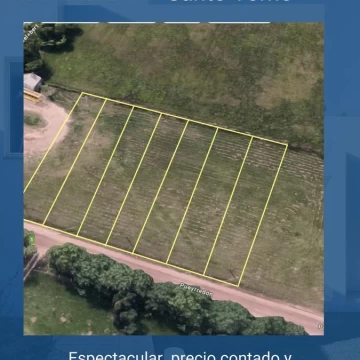  Terreno Barrio Vecinal Oeste en Santo Tome
