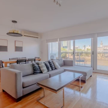 Alquiler Departamento dúplex 4 ambientes con cochera -  4 balcones en BA HOUSES Puerto Madero