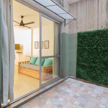 Departamento monoambiente en alquiler temporario en Palermo.