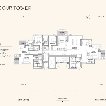 Emprendimiento harbour tower 4 ambientes- venta