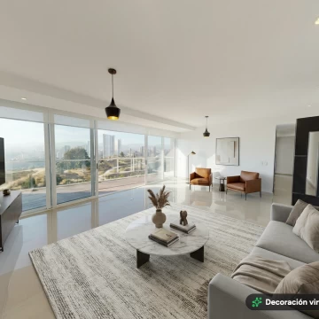 Departamento en renta en Bosque Real con TERRAZA DE 16 m2 en BR Five
