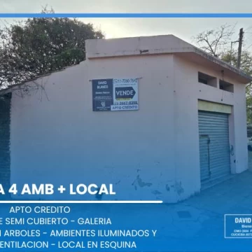 Casa en Moron, casa 4 amb con local, local en esquina, galeria, jardin, parque, apto crédito