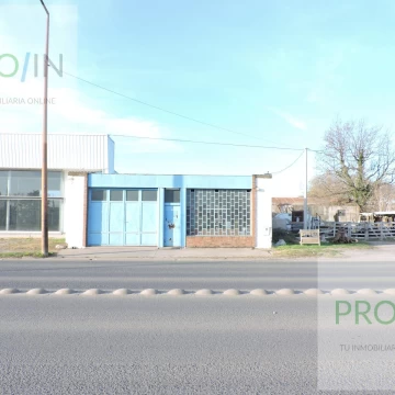 Galpón sobre ruta en plena zona comercial