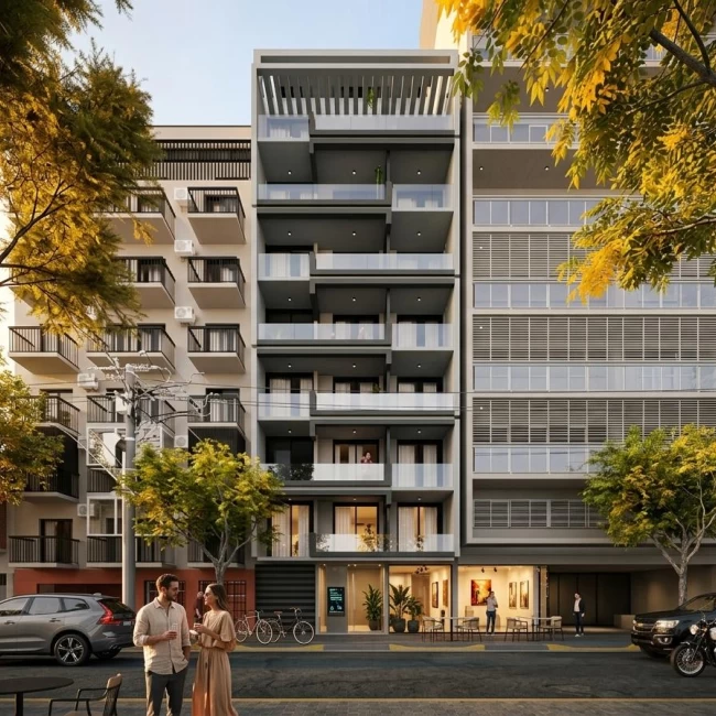 Venta 2 Ambientes en Núñez con Balcón Terraza: Piso 7°A, 50% efvo   Financiación en Pozo hasta 2029.