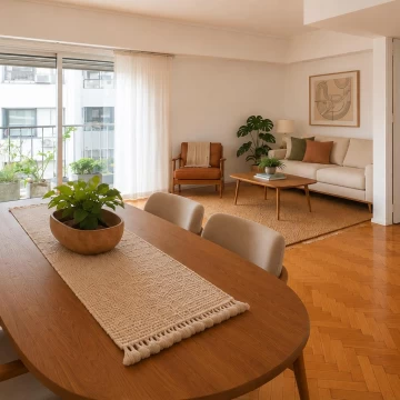 Venta Departamento 3 ambientes con cochera, refaccionado, en Torre Pampuro, Palermo Chico