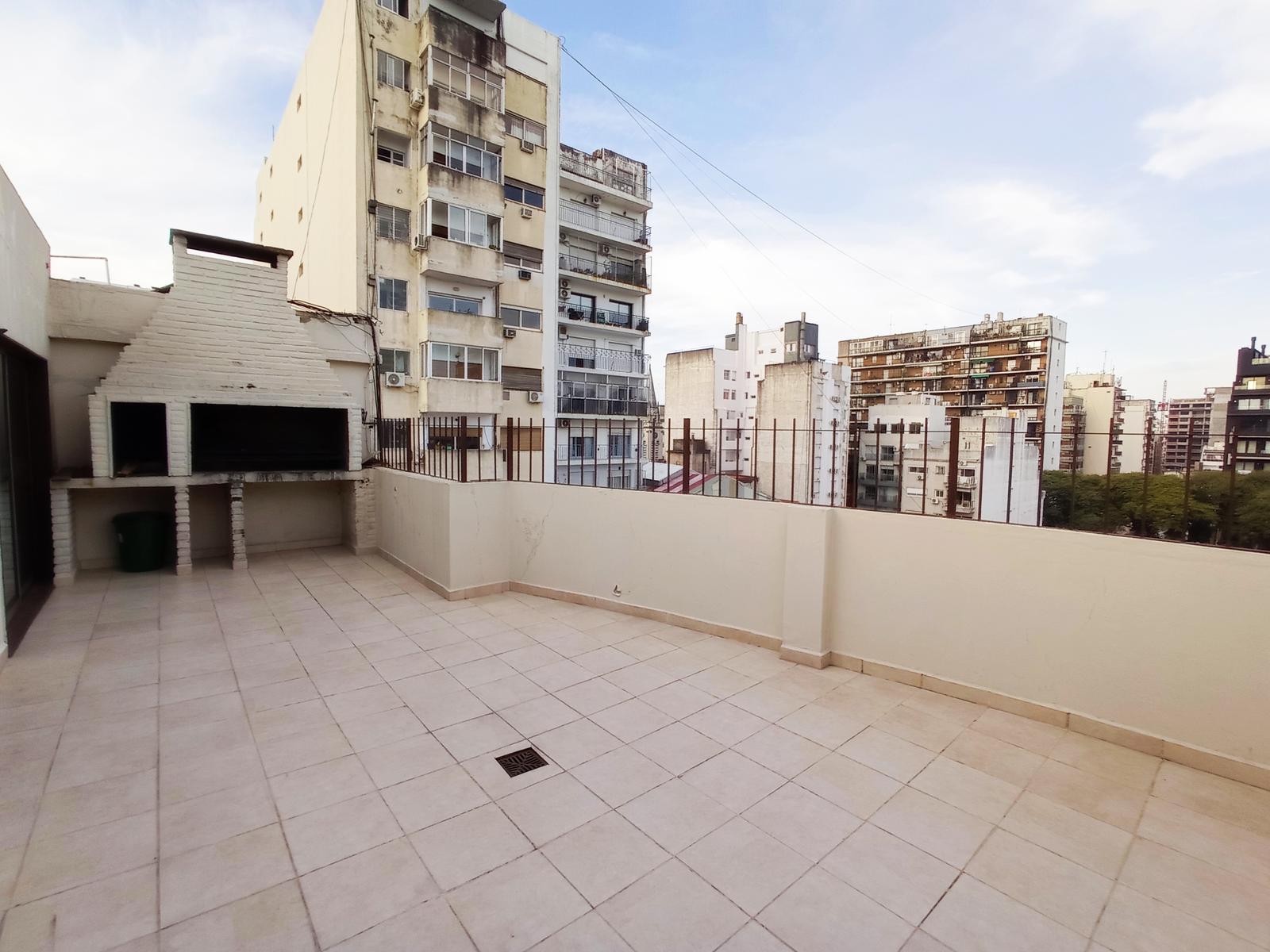 Terraza con parilla