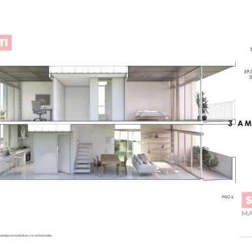 Venta. Departamento. Duplex. 3 ambientes. Terraza. Cochera. Villa Ortuzar.