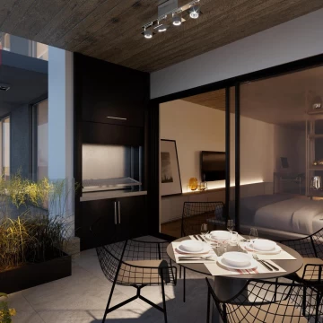 Venta. Monoambiente 56,60 m2 totales. Recoleta balcón al frente. Financiación. Apto profesional.
