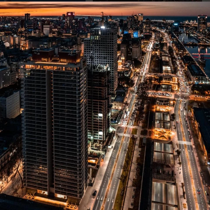 3 Ambientes en Piso alto con vista al Rio y cochera doble - Quartier del Bajo - Puerto Madero
