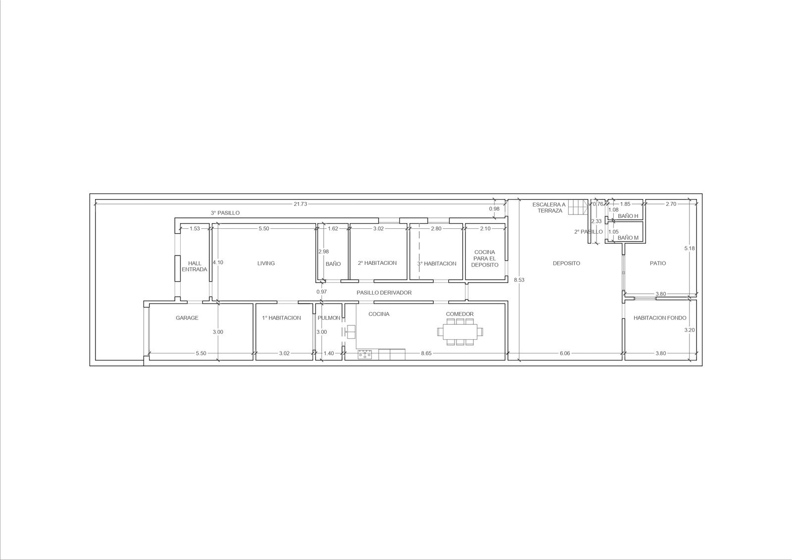Plano arquitectura