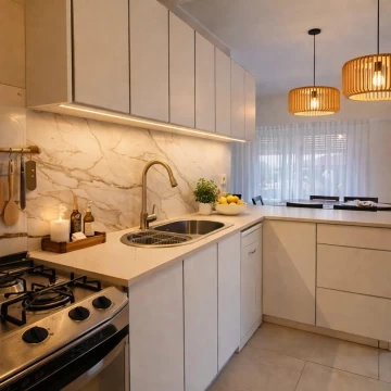 Moderna Casa céntrica en una planta 3 dormitorios con amplia factibilidad