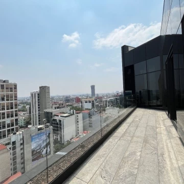 PH con balcón lista para acondicionar 370 m2 Condesa