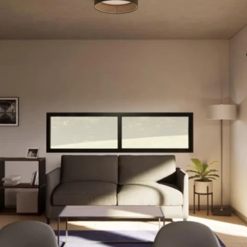 Departamento de dos dormitorios con doble patio en Funes