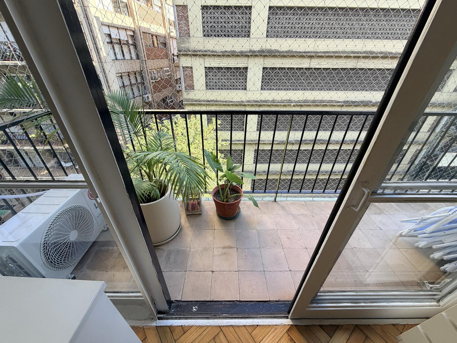 Plantas en balcón